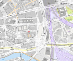 Karte mit dem Standort ISZ Immobilien Service Zentrum GmbH